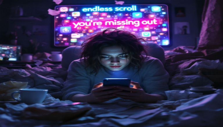 Rise of Social Media Dependency and Effects of Binge-Scrolling Unleash Cognitive Chaos