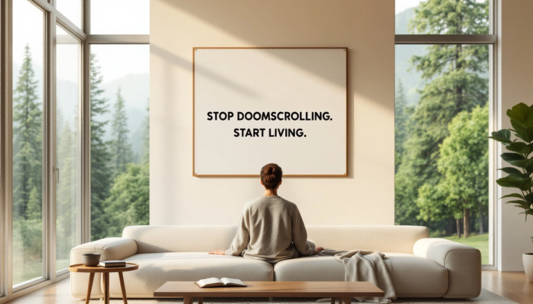 How to Quit Doomscrolling and Stop Wasting Your Life