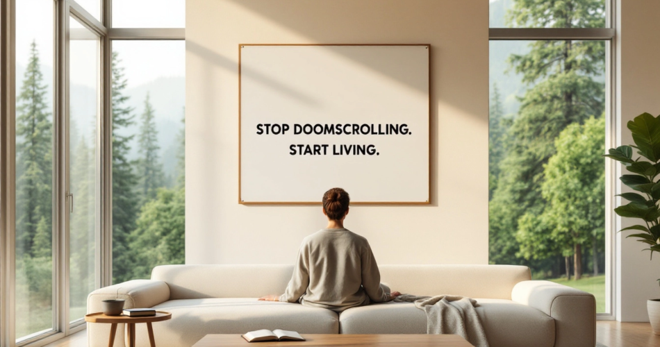 how to quit doomscrolling