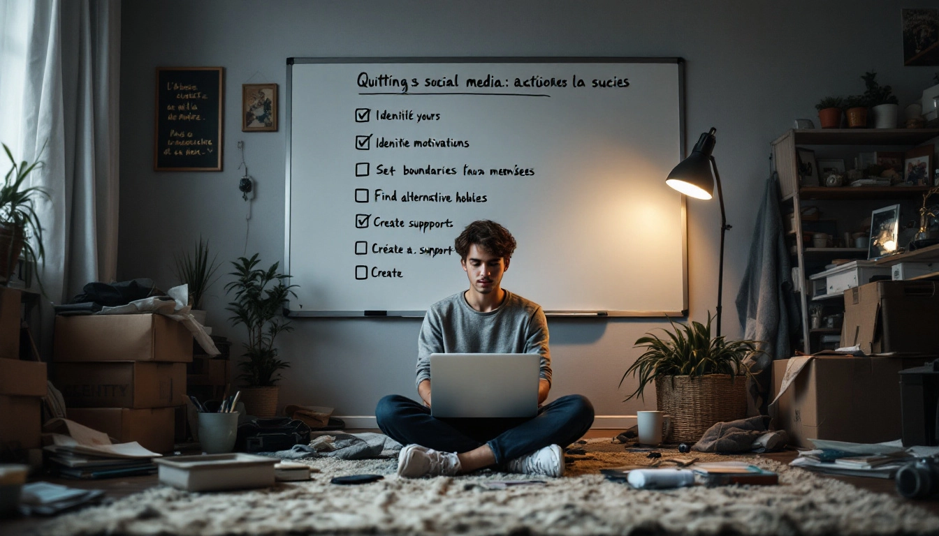 Quitting Social Media: Actionable Guide for Success - Break Brain Rot - How To Break Social Media Cycle
