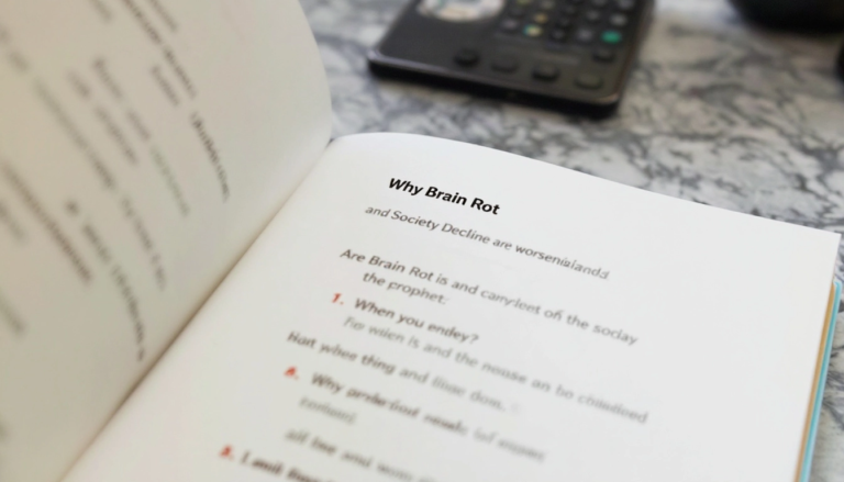 Why Brain Rot and Society Decline Are Worsening Today