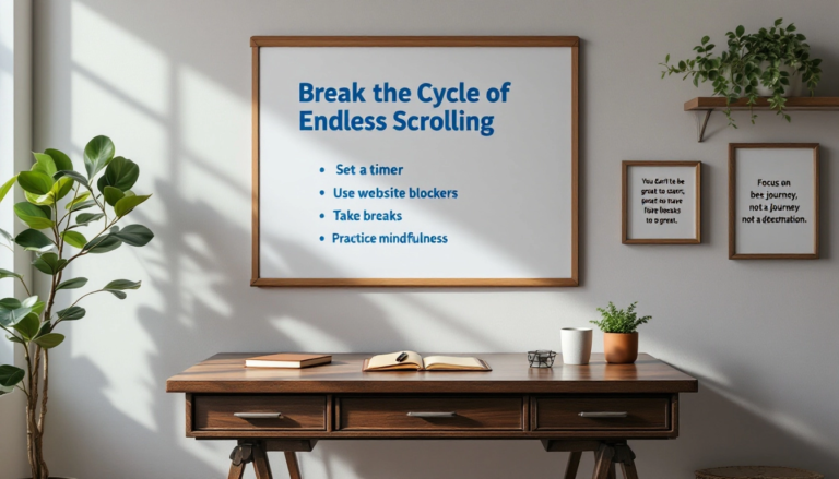 How to Stop Endless Scrolling and Reclaim Your Focus Today