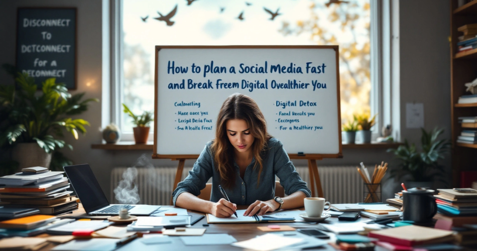 how to plan a social media fast