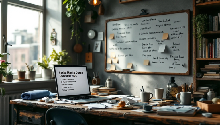 Social Media Detox Checklist 2025: How to Break Free from Brain Fog