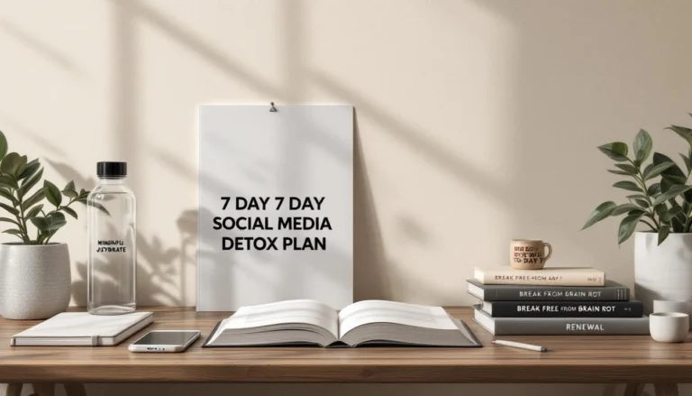 7 day social media detox plan to break free from brain rot