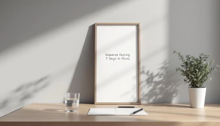 how to practice dopamine fasting for a sharper, focused mind