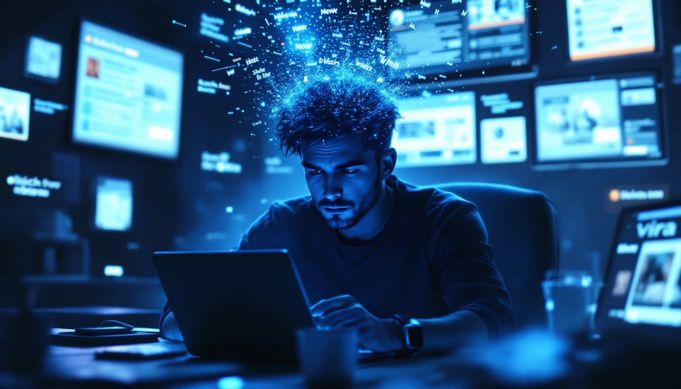 Content causing digital brain rot