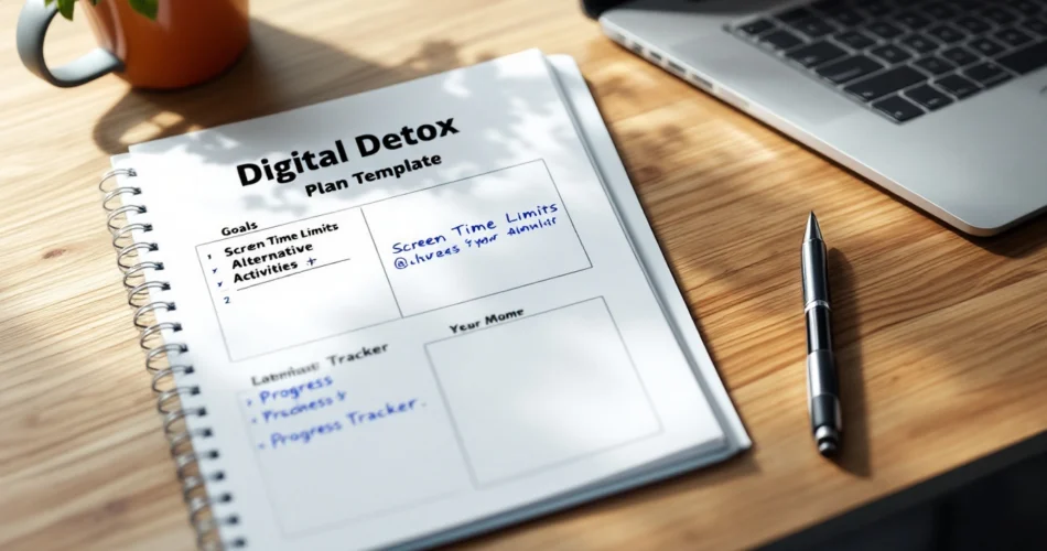 digital detox plan templatefeatured