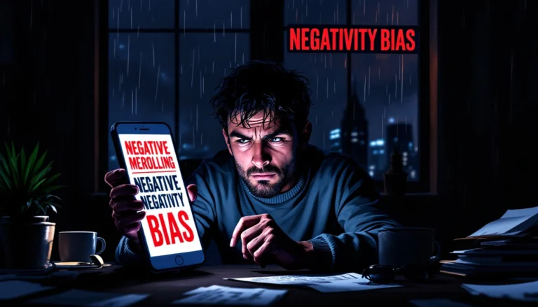 Negativity Bias in Doomscrolling: Why Your Brain Craves Bad News