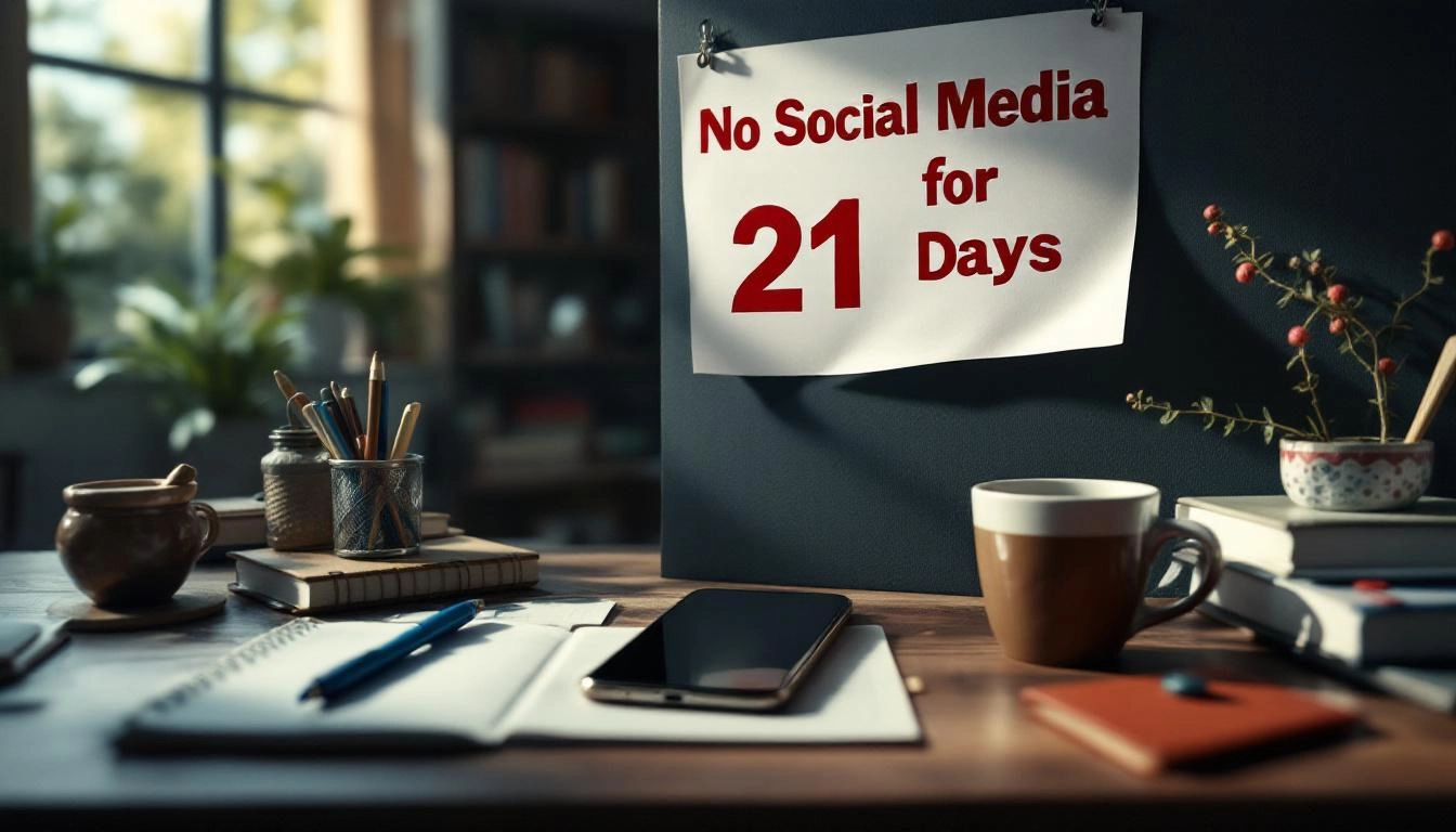 Benefits of going no social media for 21 days
