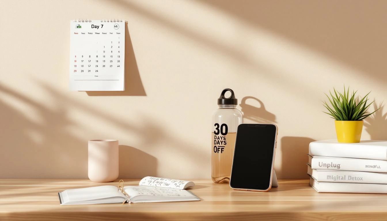 Descriptive text with keyword social media detox challenge tasks