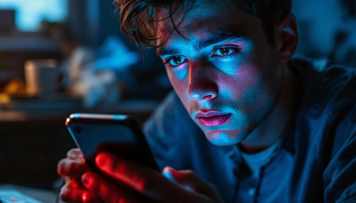 alt='Doomscrolling impact on mental health graphic'