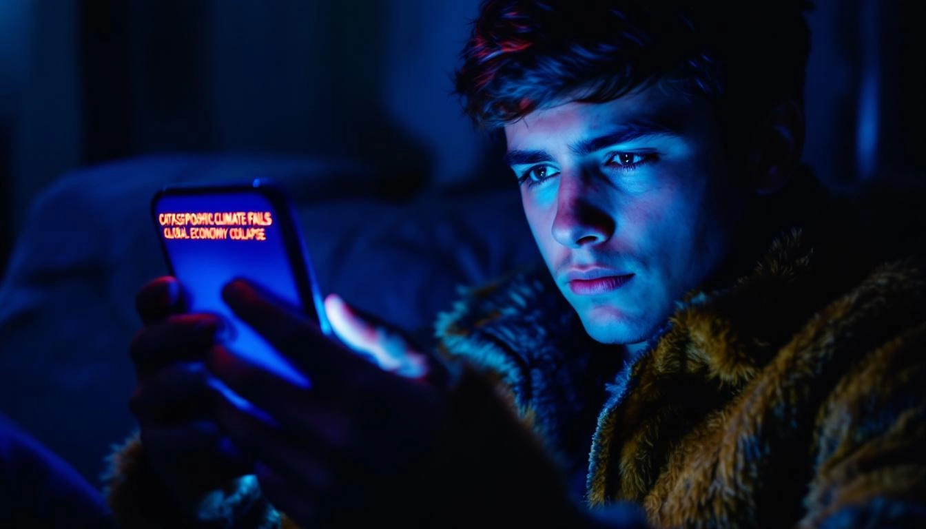 anxiety and depression from doomscrolling and mental health tips