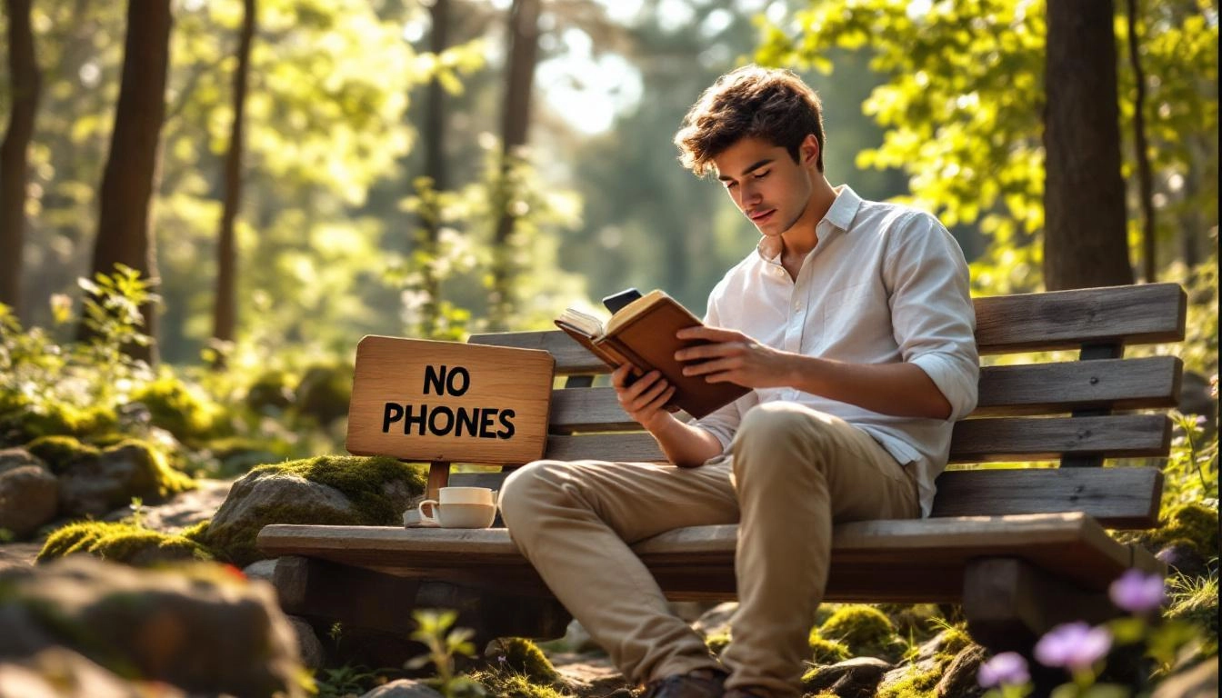 Descriptive text with Phone detox