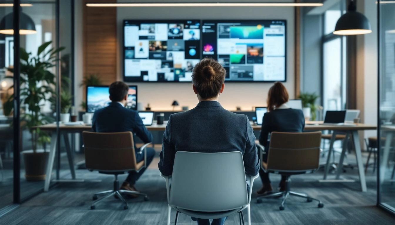 Digital detox at work illustration