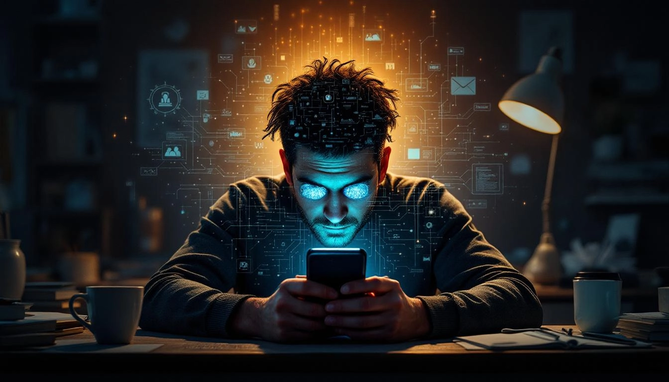 Doomscrolling effects on the brain