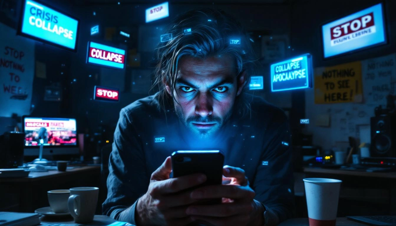 Doomscrolling effects on the brain