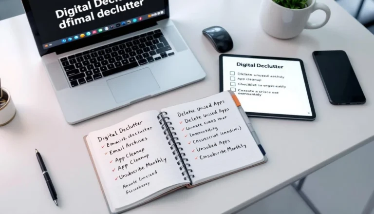 Digital declutter tips for a stress-free and organized life