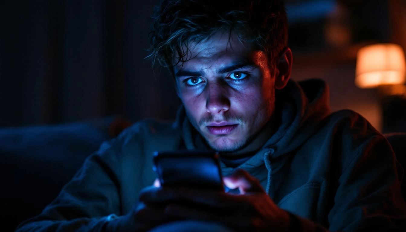 alt='doomscrolling brain impact illustration'